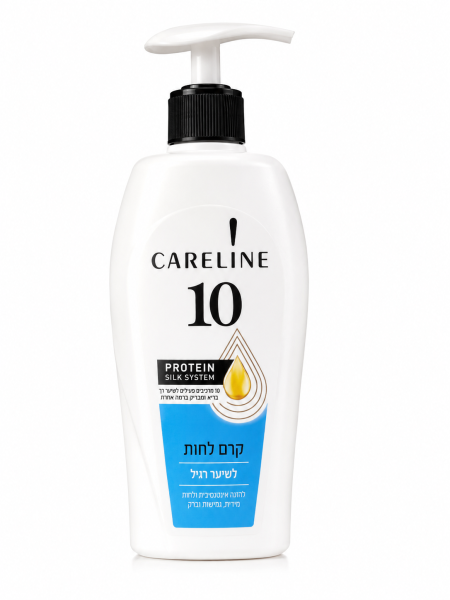 كريم ترطيب الشعر كيرلاين 10 بالبروتين ونظام الحرير للشعر العادي – Careline 10 Protein Silk